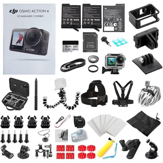 DJI Osmo Action 4 Kit with Batteries and Accessories