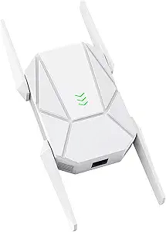WiFi 6 Extender Dual Band Long Range Gigabit Port