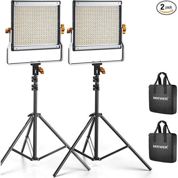 Neewer Bi-Color LED Video Light Kit (2-Pack)