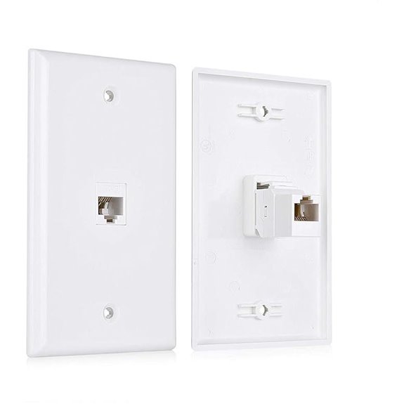 Cable Matters 2-Pack Ethernet Wall Plate with RJ45 Jack