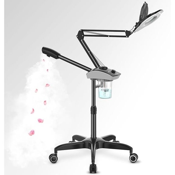 TASALON 2-in-1 Facial Steamer with Magnifying Lamp