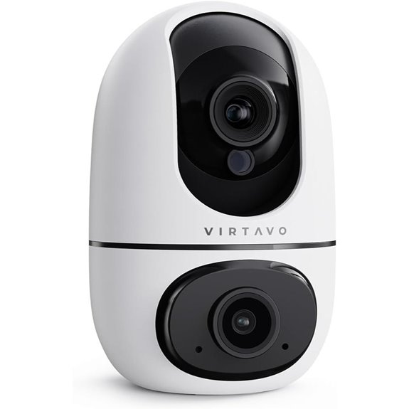 Virtavo XD1 Indoor Security Camera with Dual Lenses