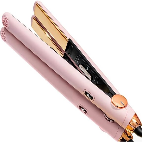 TYMO 2-in-1 Flat Iron and Curler with Auto Shutoff
