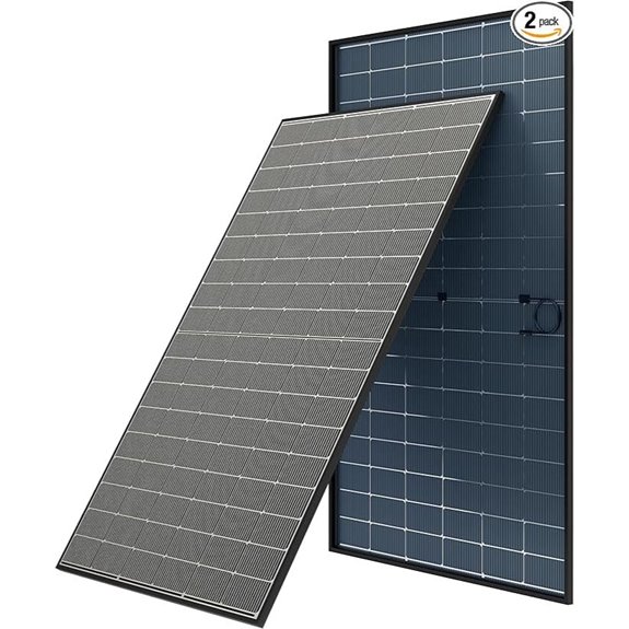 JJN Bifacial 400W Solar Panel (2-Pack)