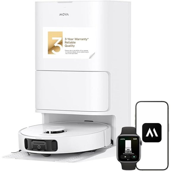 Mova E40 Ultra Robot Vacuum & Mop with Auto-Empty