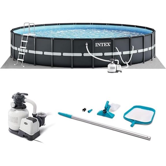 INTEX 18ft Above Ground Swimming Pool Set