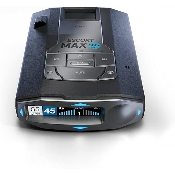 Escort MAX 360c MKII Radar Detector with App Compatibility