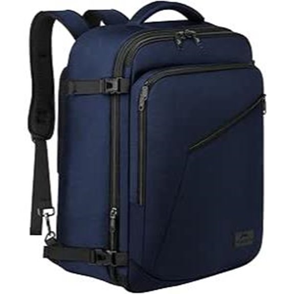 Matein Weekender Travel Backpack with Expandable Capacity