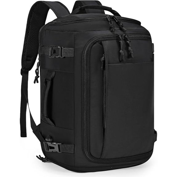 expandable travel backpack features