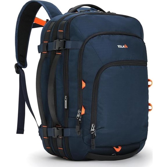 Tolaccea TSA Friendly Expandable Travel Backpack