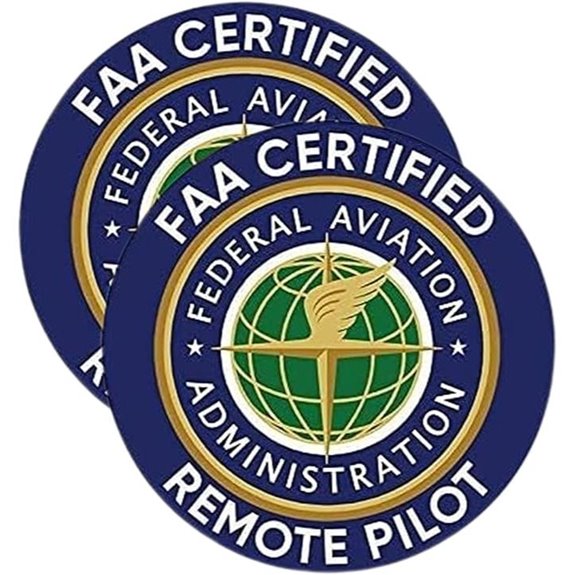 eDesign FAA Certified Drone Sticker Pack (2-Pack)
