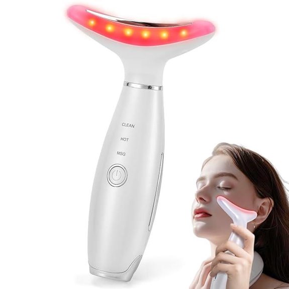 LATME Facial & Neck Massager with Heat Therapy