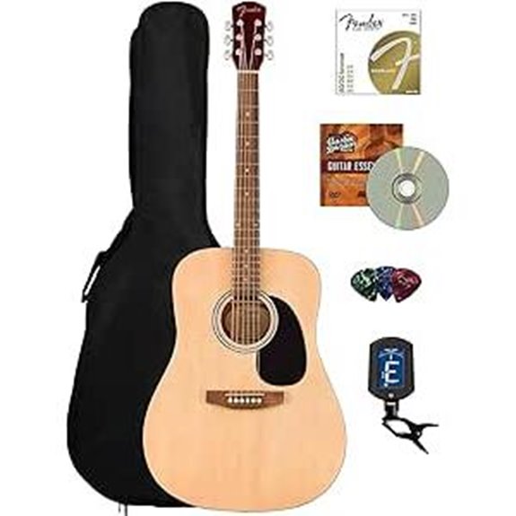 Fender Dreadnought Acoustic Guitar Bundle with Accessories