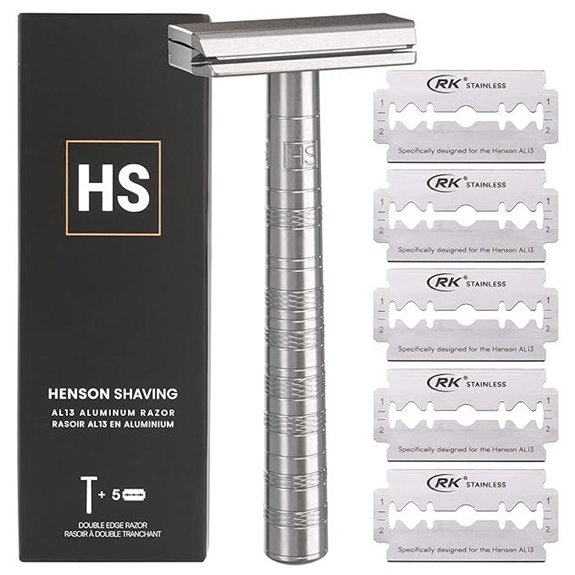Henson Shaving Razor with 5 Blades and Precision