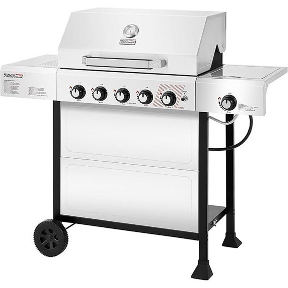 Royal Gourmet 5-Burner Gas Grill with Side & Sear Burner