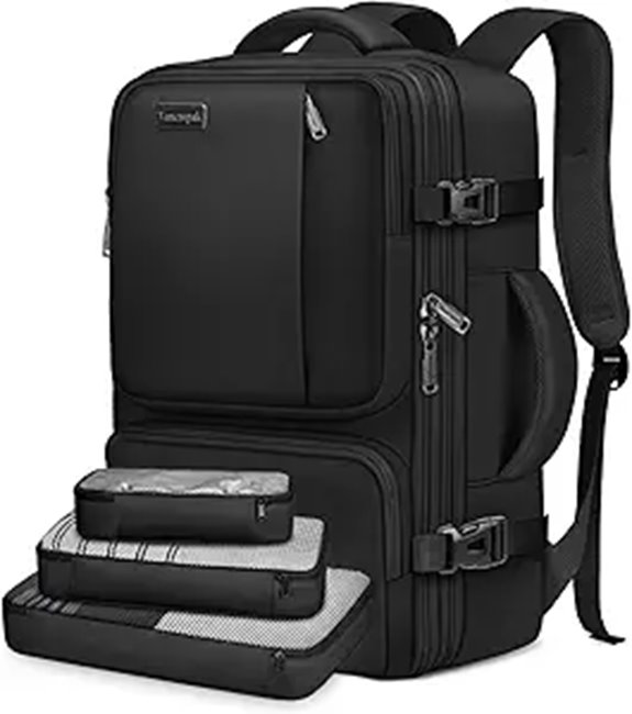 Vancropak 40L Flight-Approved Travel Backpack with Cubes