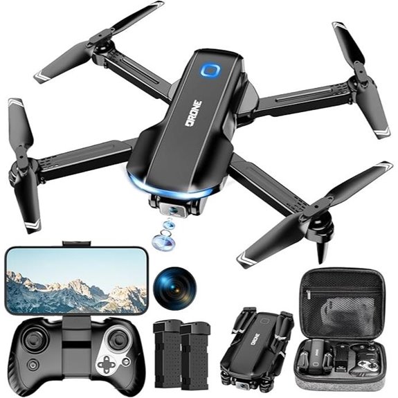 HD FPV Foldable Camera Drone with Gravity Control