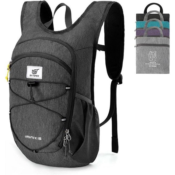 SKYSPER Foldable Hiking Backpack with Chest Strap