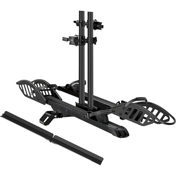 E-Bike Hitch Rack with Ramp and Foldable Platform