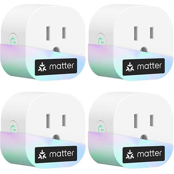 Meross Matter Smart Plug Mini (4 Pack)