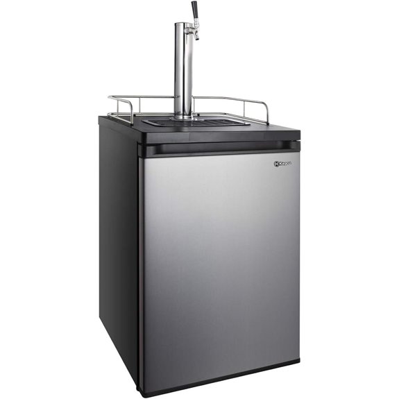 Kegco Full Size Kegerator Refrigerator with Faucet