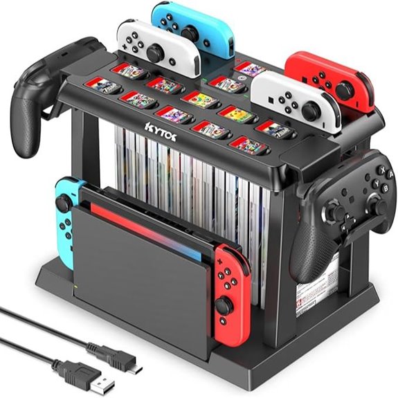Nintendo Switch Game & Controller Organizer Dock