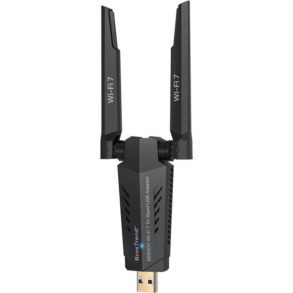 BrosTrend BE6500 USB WiFi 7 Adapter for Gaming