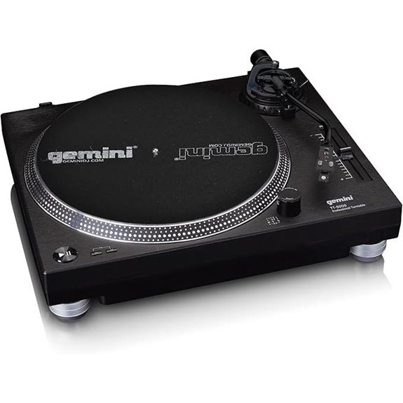 Gemini USB DJ Turntable with Pitch Control