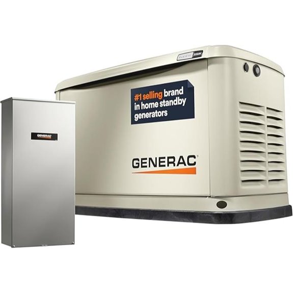 Generac 22kW Home Backup Generator with Transfer Switch