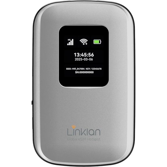 Portable eSIM WiFi Hotspot for 16 Devices Worldwide