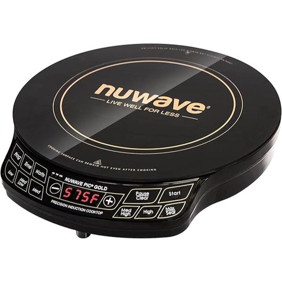 Nuwave Gold Induction Cooktop with Large Heating Coil