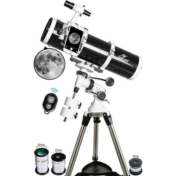 Gskyer 130EQ Reflector Telescope with German Tech