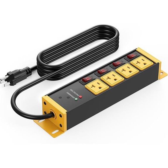 Heavy Duty Surge Protector Power Strip with Outlets