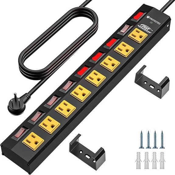 CRST Heavy Duty Power Strip with Surge Protector