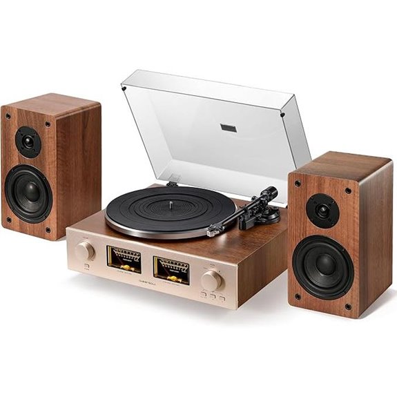 HiFire X Vinyl Record Player with Speakers