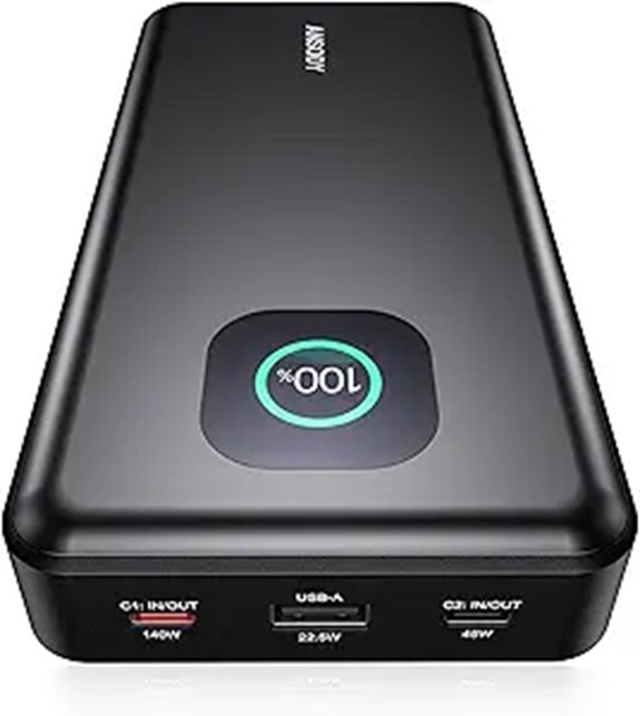 140W 25000mAh Power Bank with Fast Charging