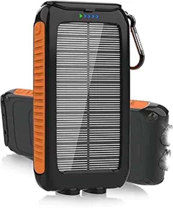Solar Charger Power Bank 49800mAh with Solar Panel