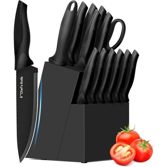 XANAPON 14-Piece High Carbon Stainless Steel Knife Set