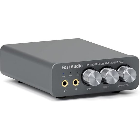 Fosi K5 Pro Gaming DAC Headphone Amplifier