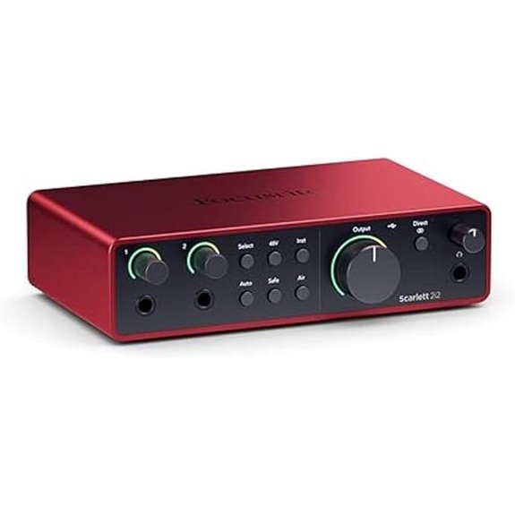 Focusrite Scarlett 2i2 4th Gen USB Audio Interface