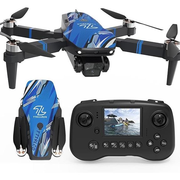 4K Camera Drone with Obstacle Avoidance and Foldable Remote