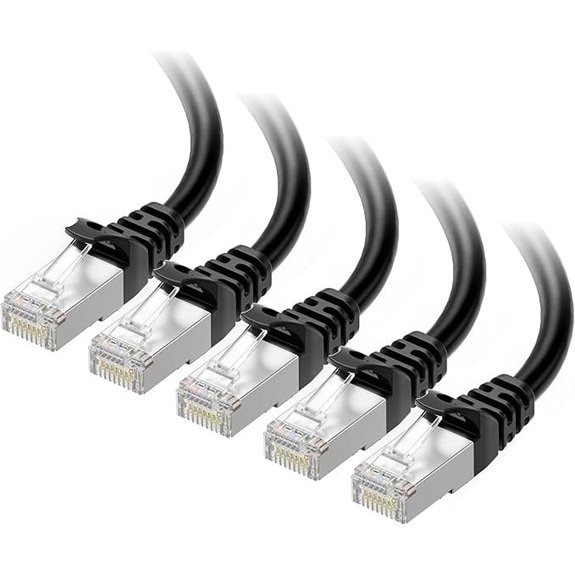 Cable Matters 10Gbps Cat 6A Ethernet Cables (5-Pack)