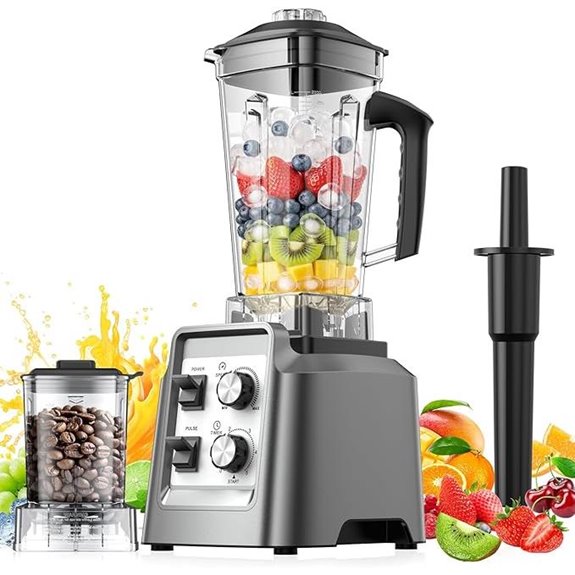 Blender with 68oz jar grinder 28000 RPM self-cleaning