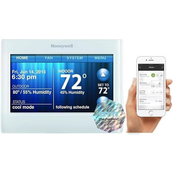 Honeywell Wi-Fi 9000 Color Touch Screen Thermostat
