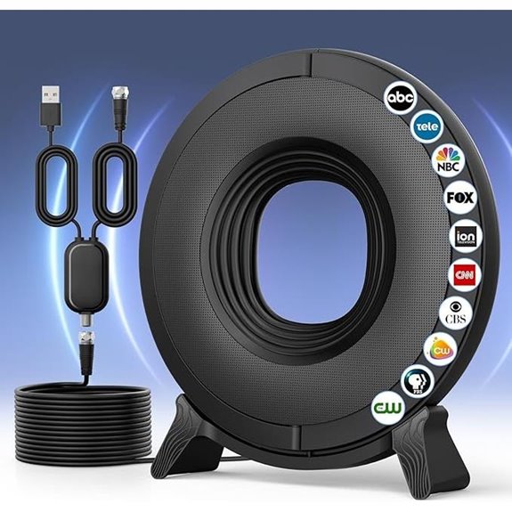 Indoor TV Antenna for Local Channels and HD Reception