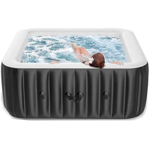 inflatable hot tub with jets
