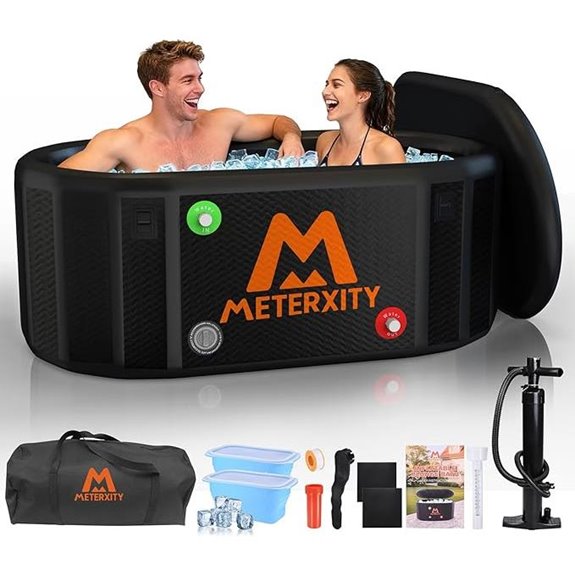 Inflatable Cold Tub with Pump for Recovery