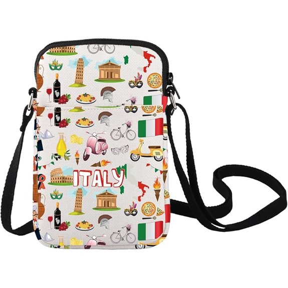 LEVLO Italy Travel Crossbody Bag Souvenir Gift