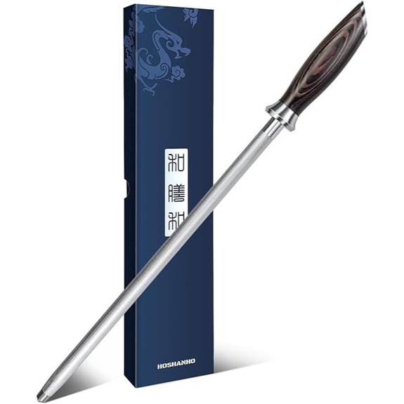 HOSHANHO 12-Inch Japanese Knife Sharpening Steel