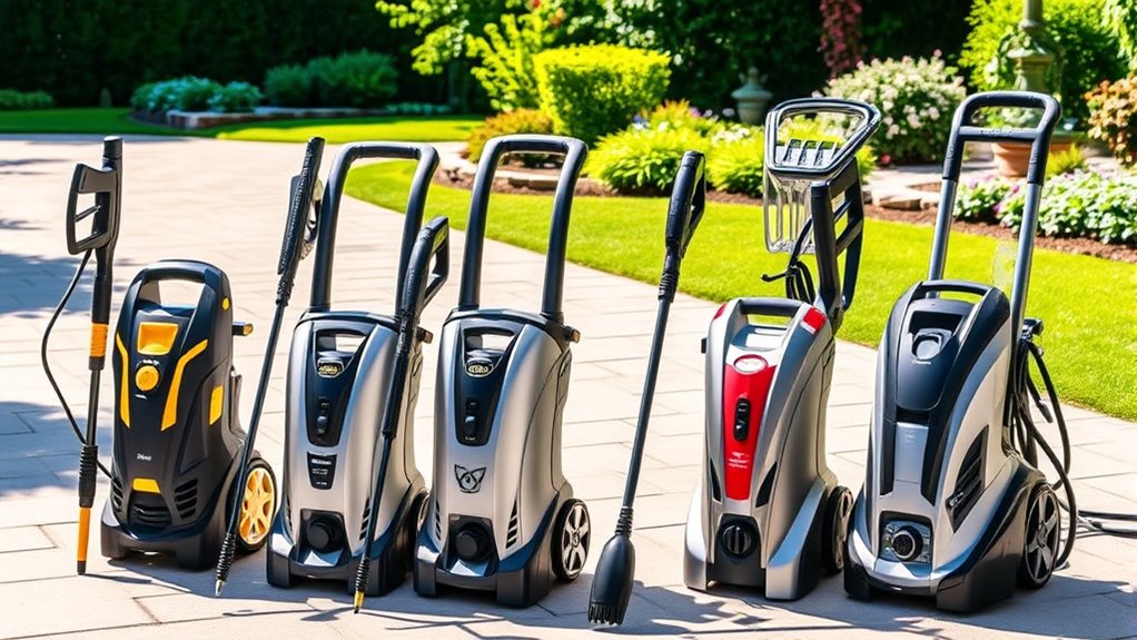 key pressure washer features